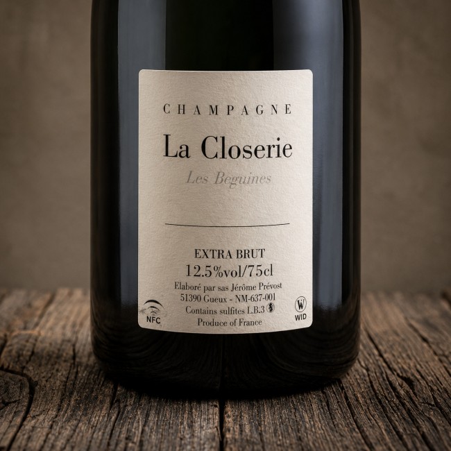 Etichetta di Champagne "Les Chênes" Brut Nature 2022 - Georges Laval