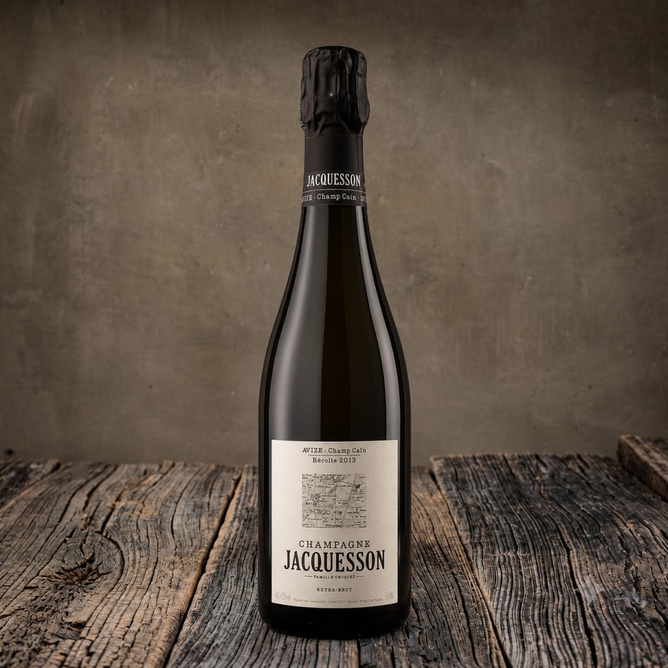 Bottiglia di Champagne Grand Cru "Avize - Champ Caïn" Extra Brut 2013 - Jacquesson