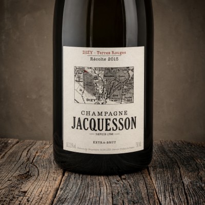 Etichetta Champagne "Dizy - Terres Rouges" Extra Brut 2015 - Jacquesson