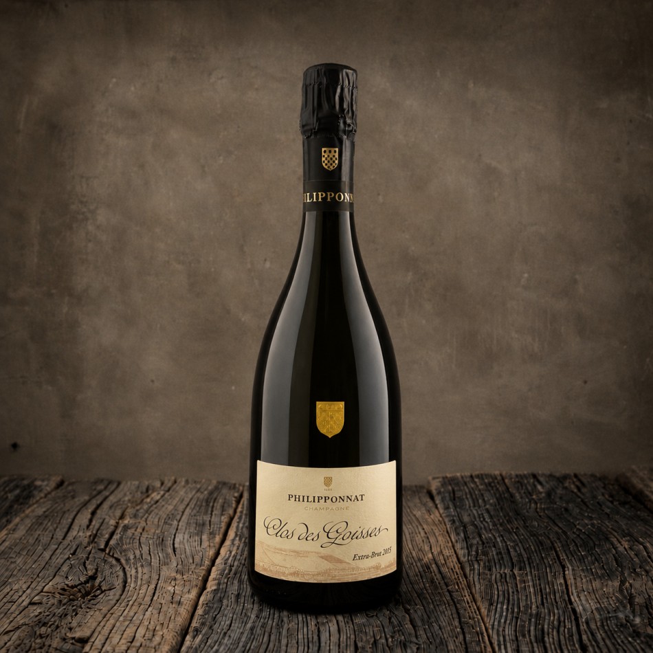 Bottiglia di Champagne "Clos des Goisses" Extra Brut 2015 - Philipponnat