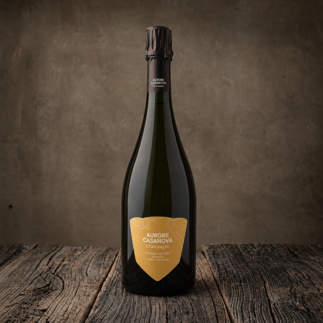 Bottiglia di Champagne Grand Cru Le Mesnil-sur-Oger "Malo" Magnum - Aurore Casanova
