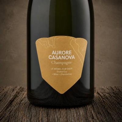Etichetta Champagne Grand Cru Le Mesnil-sur-Oger "Malo" Magnum - Aurore Casanova