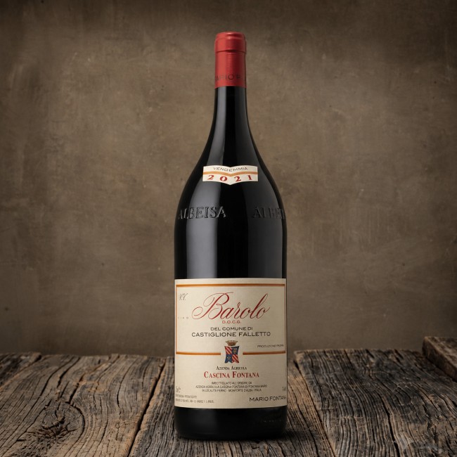 Bottiglia di Barolo DOCG del Comune di Castiglione Falletto 2021 Magnum - Cascina Fontana