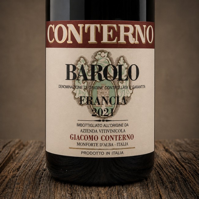 Etichetta Barolo Francia DOCG 2021 - Giacomo Conterno
