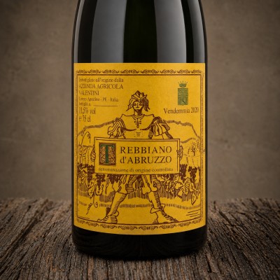 Etichetta Trebbiano d’Abruzzo DOC 2020 - Azienda Agricola Valentini