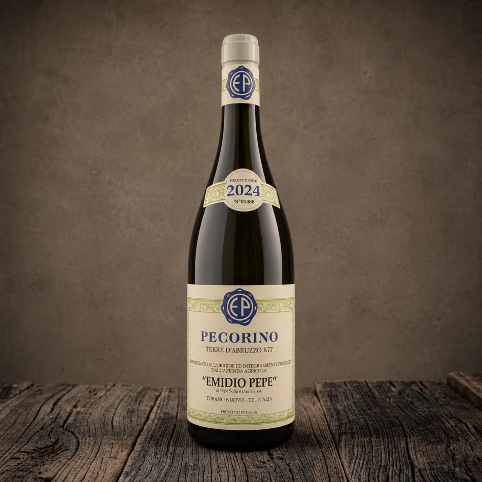 Bottiglia di Pecorino Terre d’Abruzzo IGT 2024 - Emidio Pepe