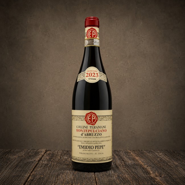 Bottiglia di Colline Teramane Montepulciano d’Abruzzo DOCG 2023 - Emidio Pepe