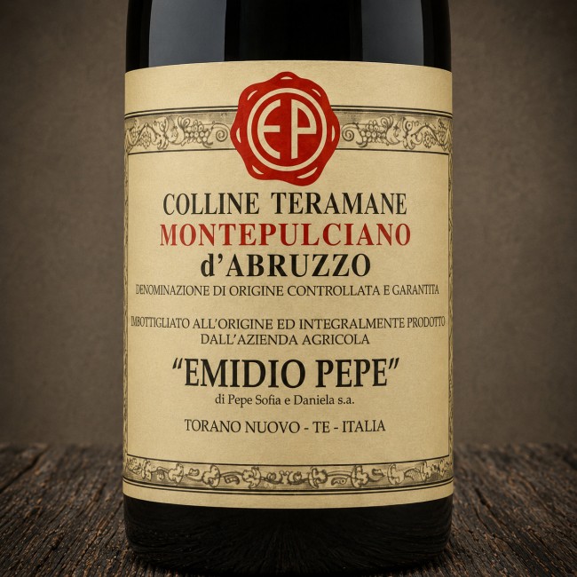 Colline Teramane Montepulciano d’Abruzzo DOCG 2023 - Emidio Pepe - etichetta