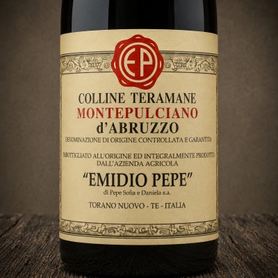 Colline Teramane Montepulciano d’Abruzzo DOCG 2023 - Emidio Pepe - etichetta