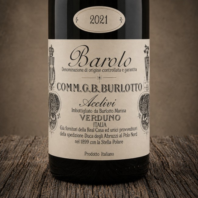 Barolo DOCG "Acclivi" 2021 - Comm. G.B. Burlotto - etichetta