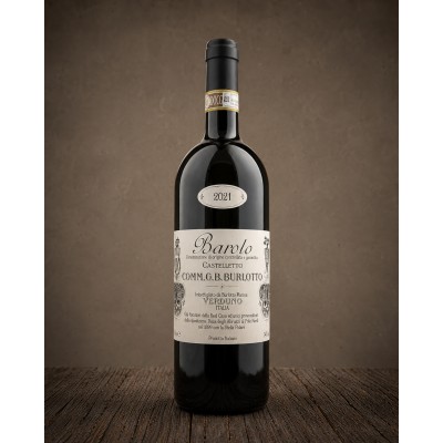 Bottiglia di Barolo DOCG "Castelletto" 2021 - Comm. G.B. Burlotto