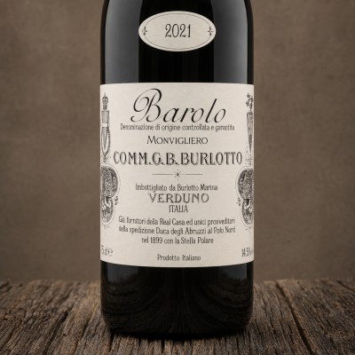 Barolo DOCG "Monvigliero" 2021 - Comm. G.B. Burlotto- etichetta