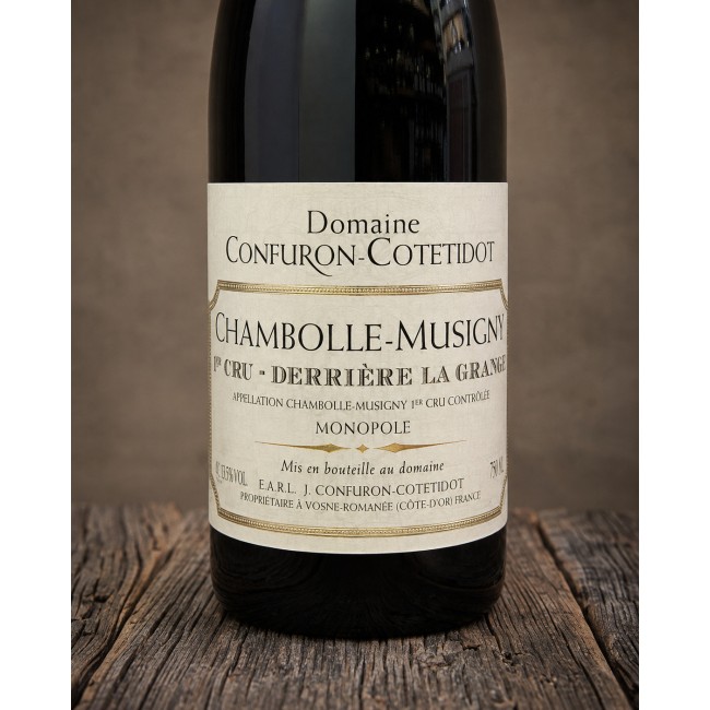 Chambolle-Musigny 1er Cru "Derrière La Grange" 2021 - Domaine Confuron-Cotetidot - etichetta