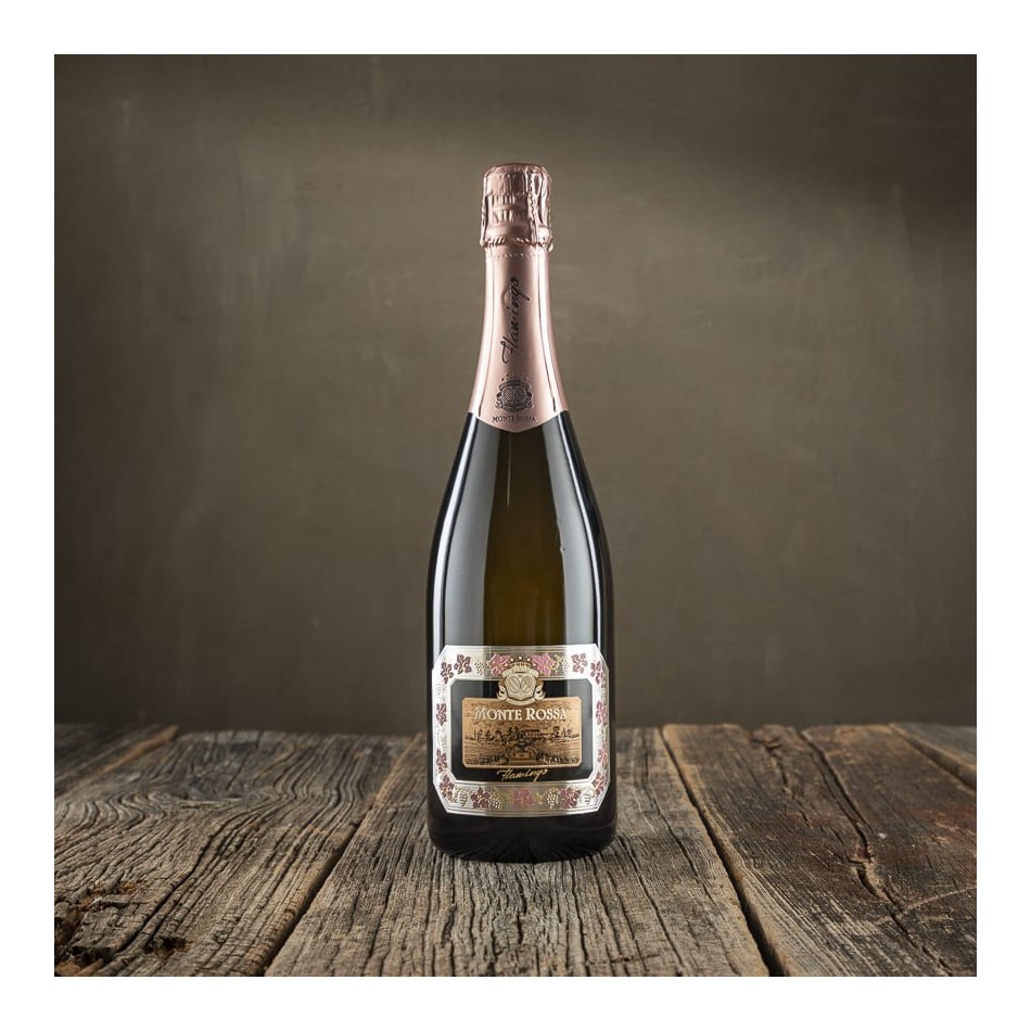 Spumante metodo classico rosè brut Franciacorta - Cantina Monte rossa