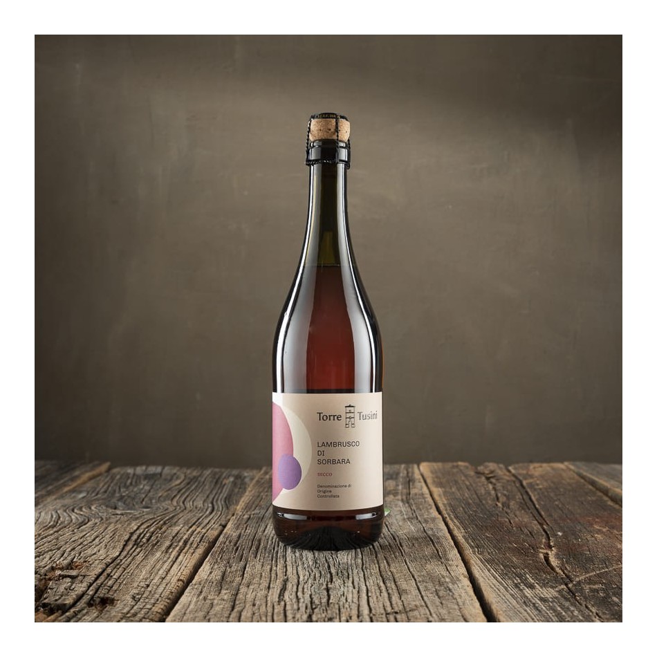 Lambrusco frizzante di Sorbara secco  D.O.C. - Cantina Torre Tusini